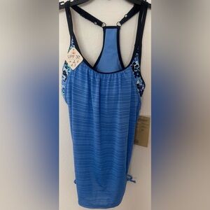 Women's ZeroXposur UPF 30+ Ruched 2-in-1
Tankini Top